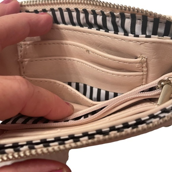 Charming Charlie wristlet cream with crystals and studs - Picture 9 of 12